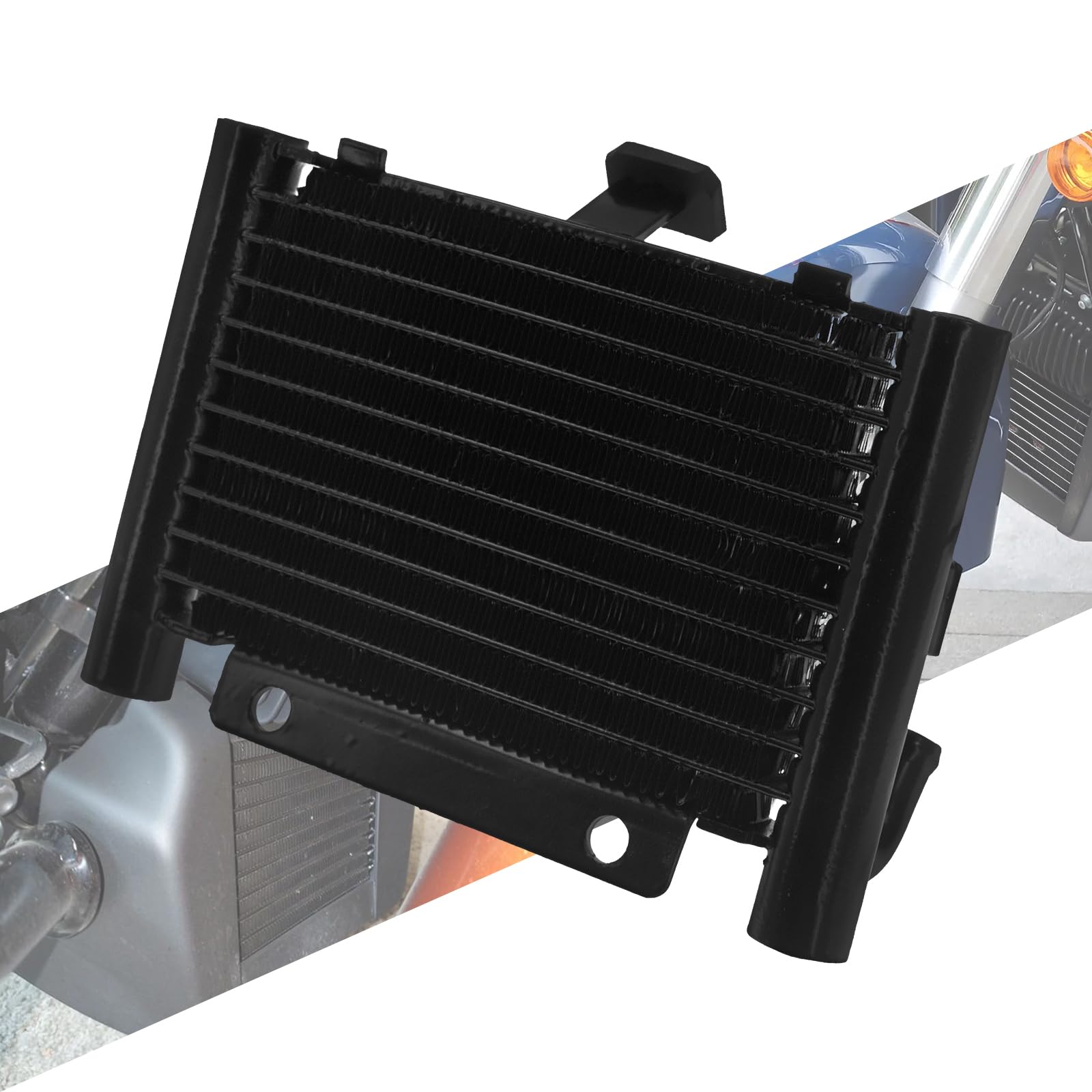 HCmotorku Motorcycle Oil Cooler Radiator Fit for Harley Touring Road King FLHR Electra Glide FLHT Street Glide FLHX Road Glide FLTR 2017-2025