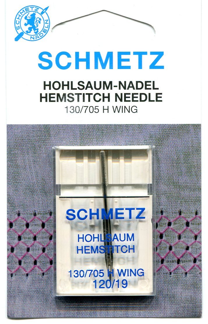Schmetz Aghi Per Macchina Da Cucire – Scegli Il Tipo E La Misura (89 Varietà) | Hemstitch/Wing 100/16 + Infilaago