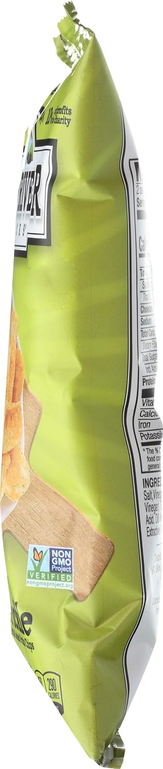 Deep River Snacks Kettle Chips, New York Spicy Dill Pickle, 24 Count