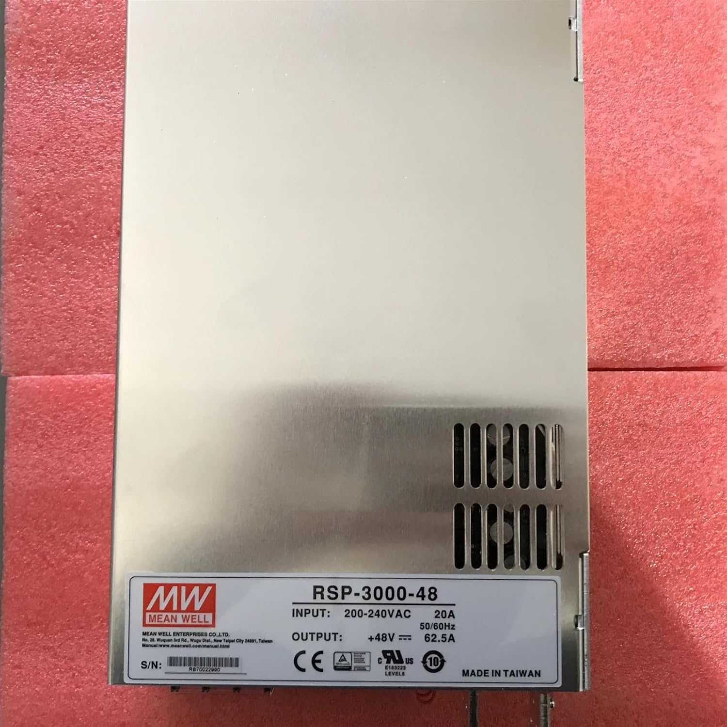 RSP-3000-48 3000W Power Supply with Single Output RSP-3000 48V 62.5A