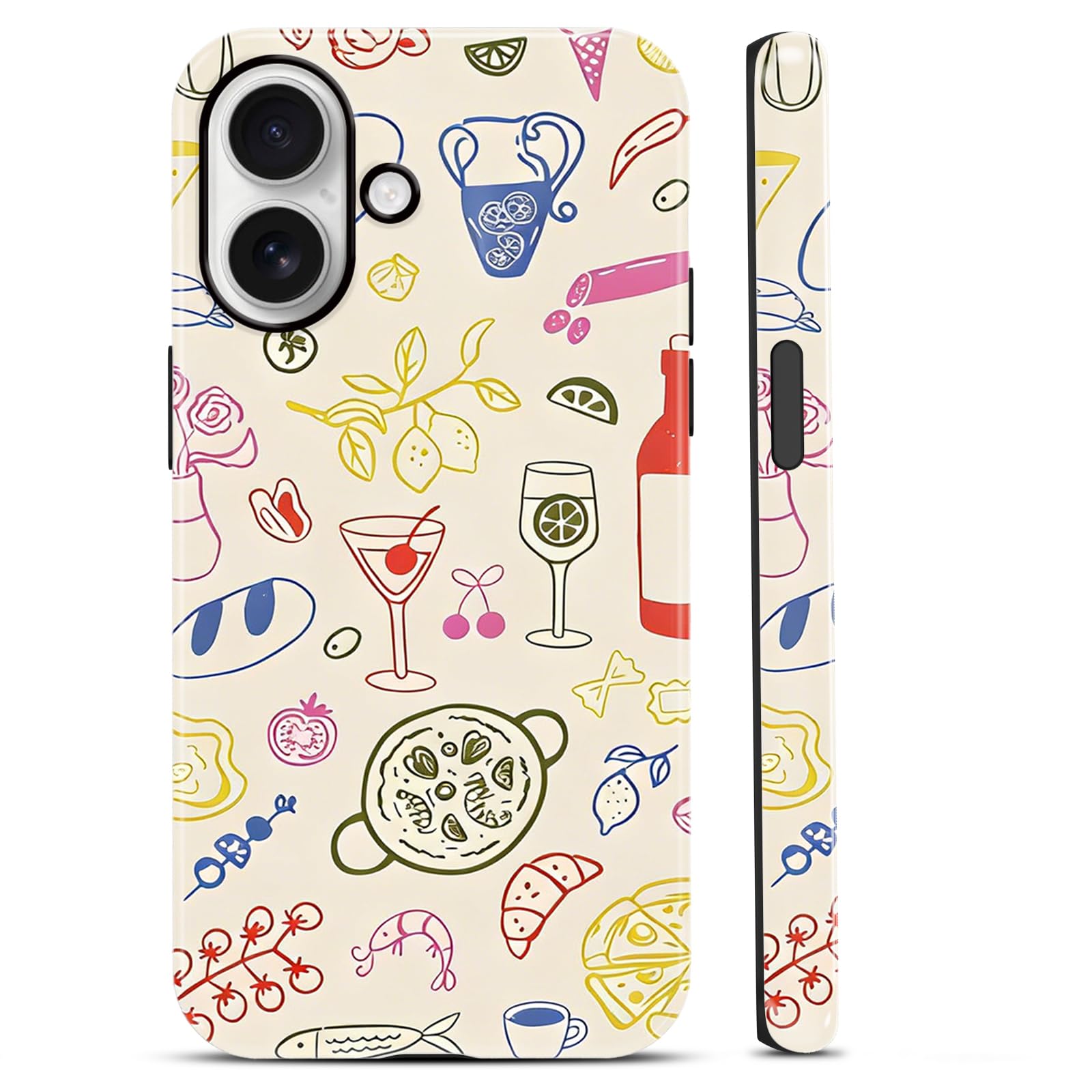 Coque iPhone 17 mignonne en TPU souple et polycarbonate rigide - 8