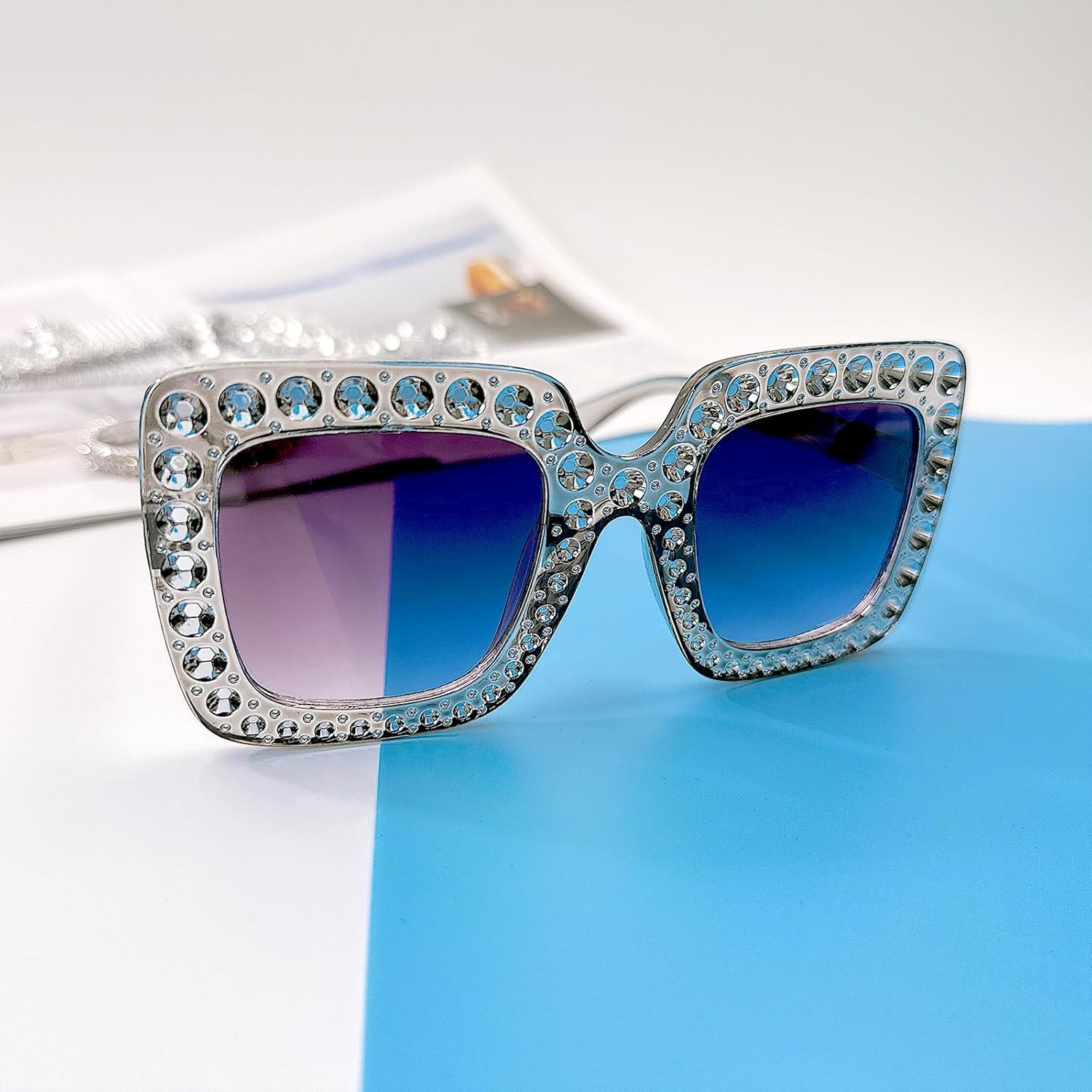 70s Disco Accessories Women's Disco Costume Jewelry Set with Sequin Hat Sunglasses Hair Tinsel Headband Disco Ball Necklace Earrings for Theme Party - Image 6