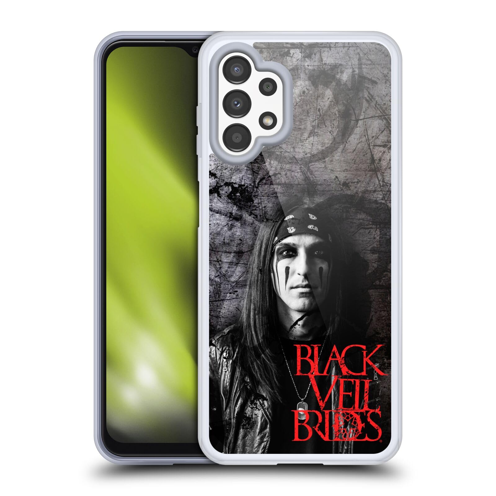 Funda Samsung Galaxy A13 Black Veil Brides de gel suave antigolpes con agarre cómodo 7