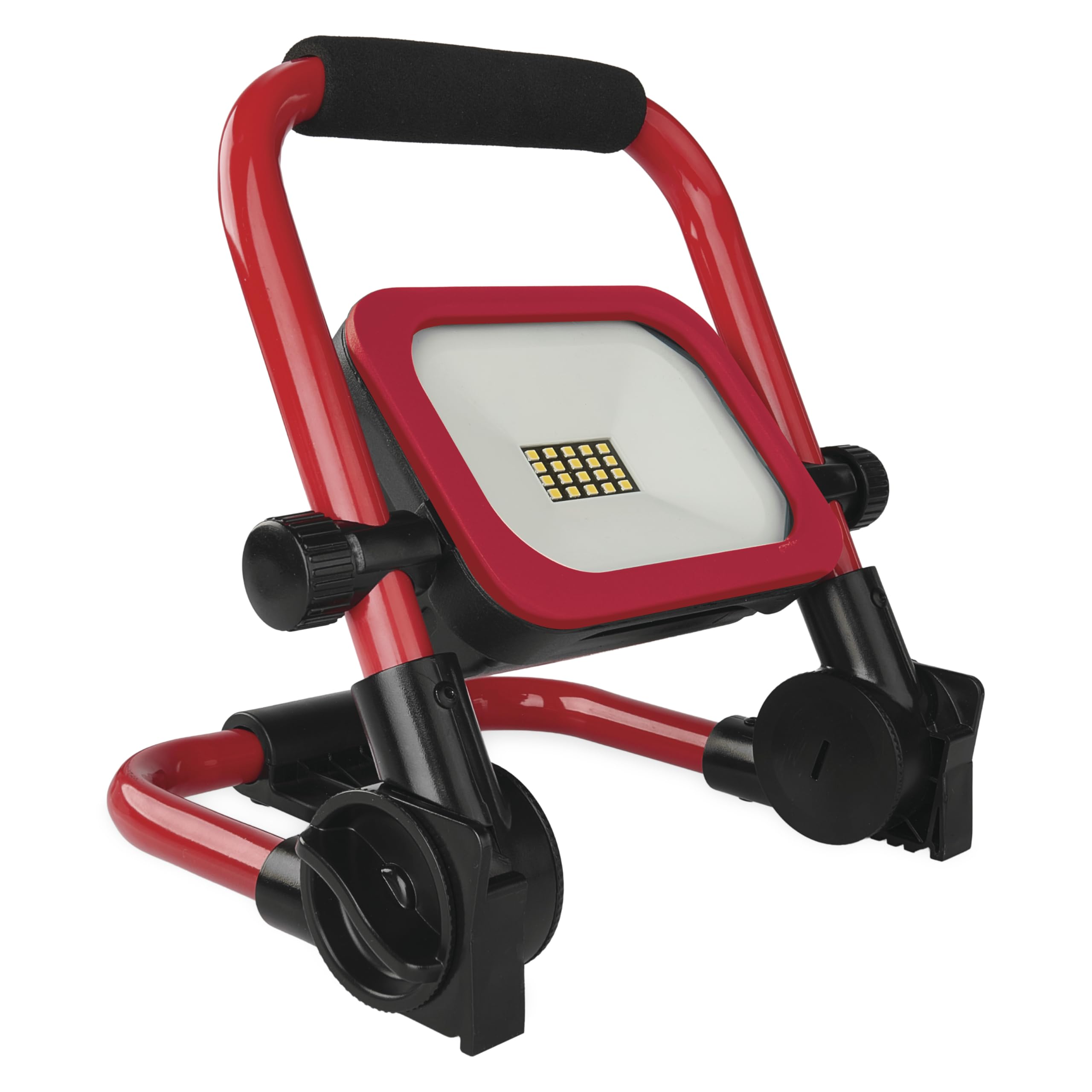 EMOS - ACCO 20 W LED Rechargeable Spotlight - Waterproof IP54 - Portable Construction Spotlight, Dimmable Brightness 1650 lm, Cool White 6500 K - 12 Hours Operating Time, 5000 mAh Battery, Power Bank