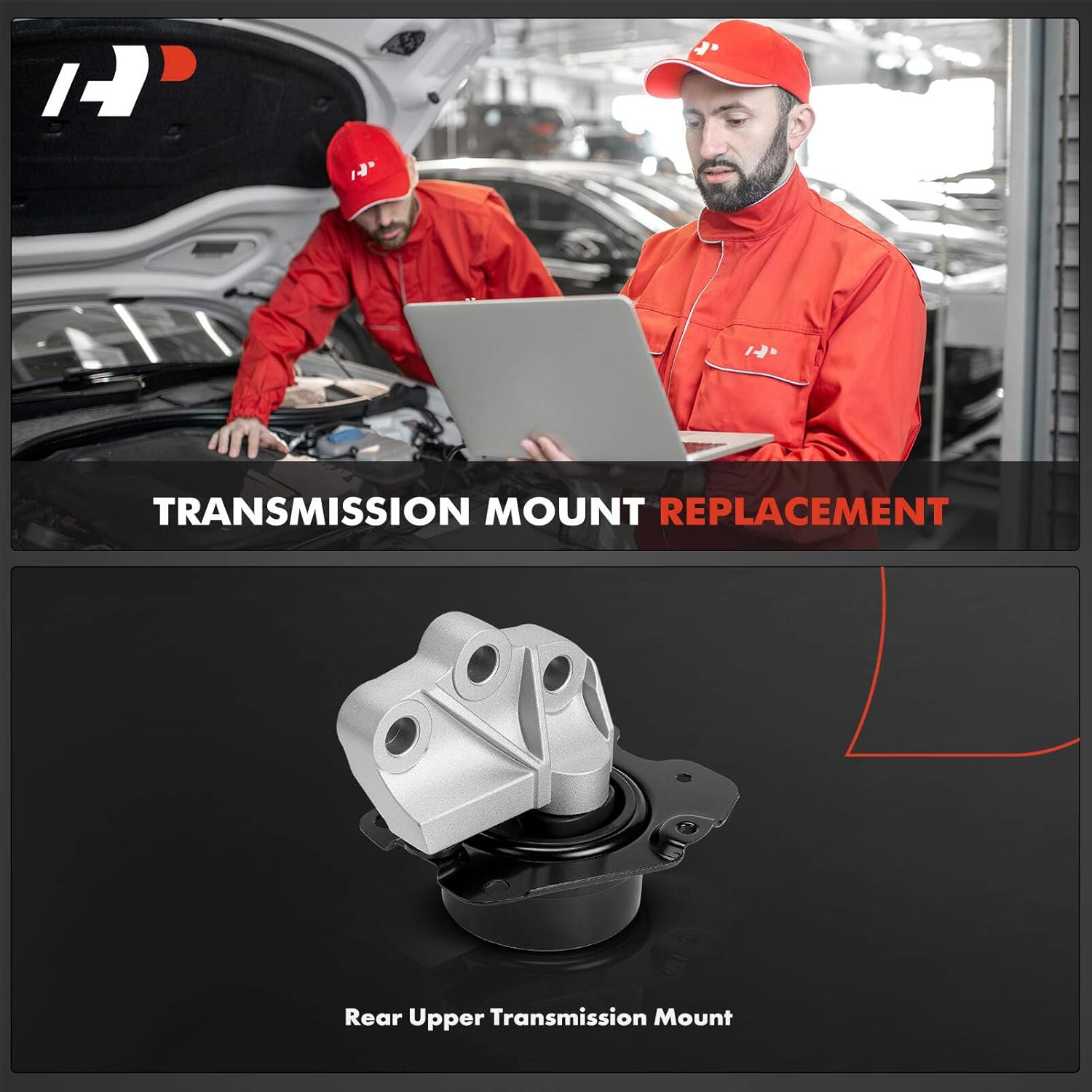 A-Premium Rear Upper Transmission Mount Compatible with Chevrolet HHR 2006-2011, Cobalt 2005-2010 & Pontiac Pursuit 2005-2006, G5 2007-2010 & Saturn Ion 2005-2007, Automatic Transmission