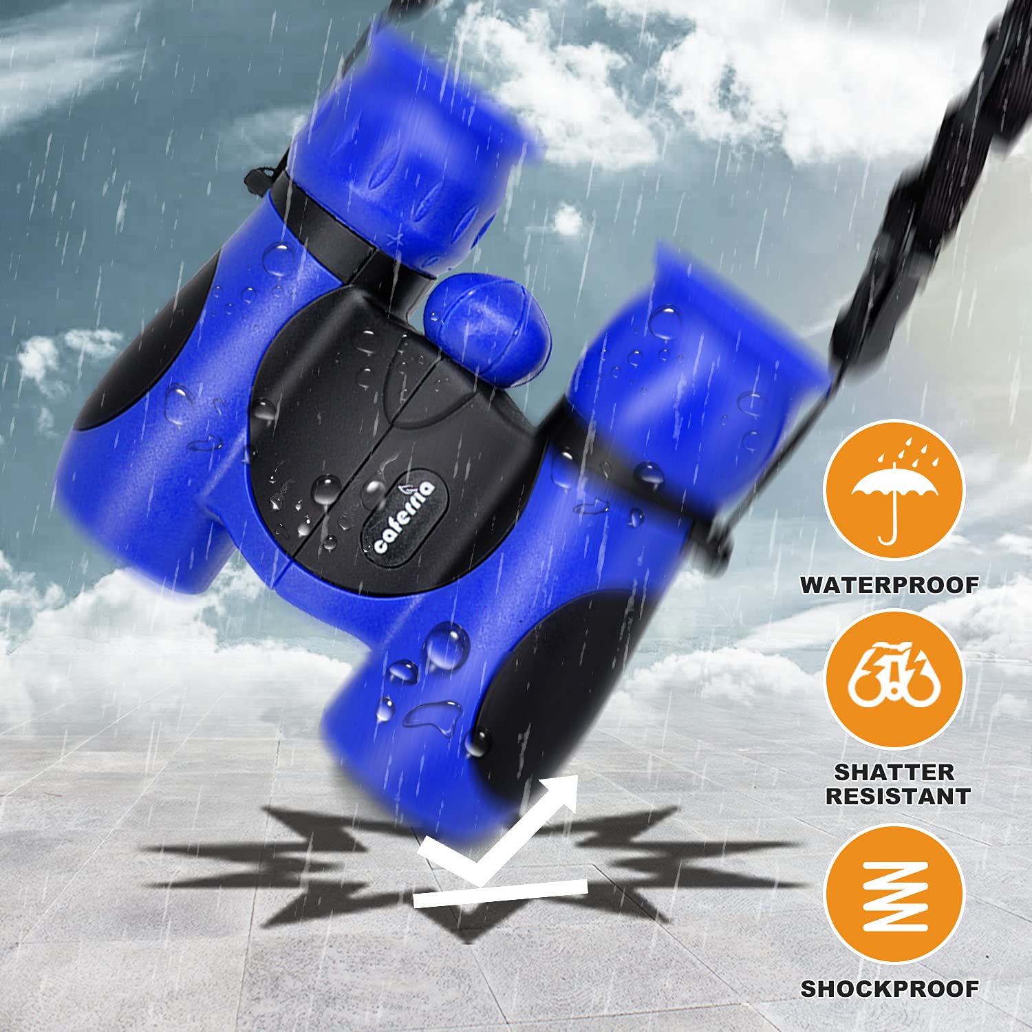 Prismáticos Para Niños 4x30 – Juguete De Aventura Ligero Con Bolsa Y Correa – Ideal Para Explorar La Naturaleza