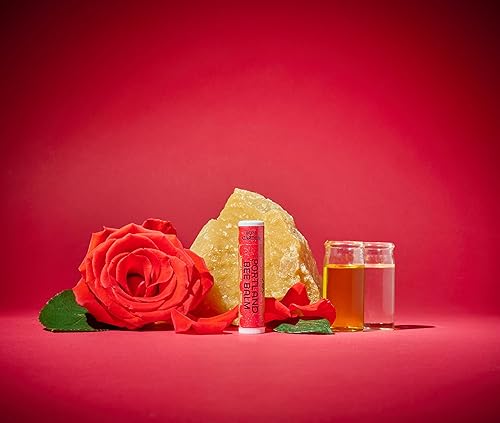 Miniatura 5 de Portland Bee Balm Bálsamo labial a base de cera de abeja natural hecho a mano, jardín de rosas, 1 unidad