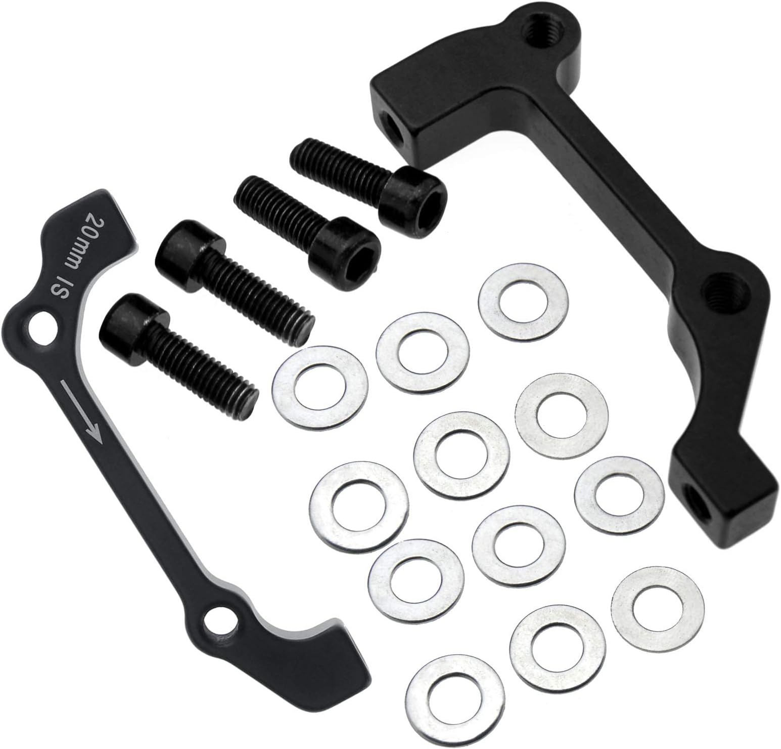 160/180mm Front&Rear CNC Disc Brake Adapter Caliper Post Mount PM to is Standard