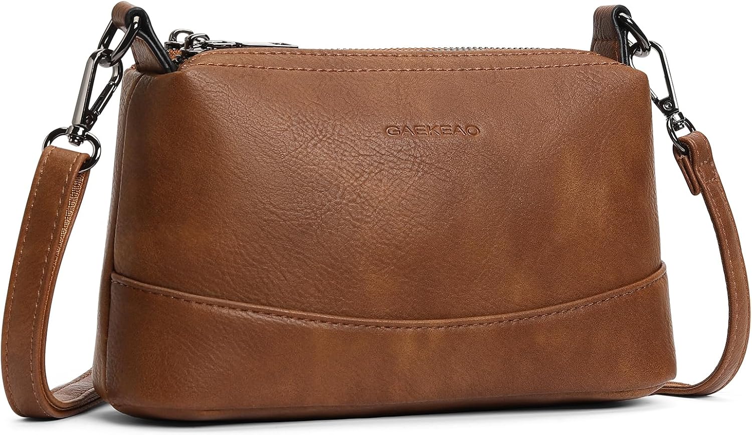 GAEKEAO Crossbody Bags for Women Small Cross Body Bag Genuine Leather Camera Bag Purse with Adjustable Strap - Image 8