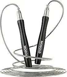 Corda de pular, corda de pular de alta velocidade - qualidade premium sem emaranhados - Design sem parafusos de travamento automático - Cordas de pular para fitness - Corda de pular para