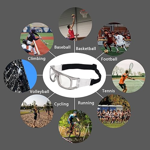 Miniatura 7 de Andux Baloncesto Fútbol Fútbol Deportes Gafas protectoras Gafas de seguridad para los ojos LQYJ-01