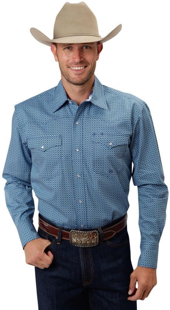 Amazon.com: Roper Circle Square Geo Men146s Amarillo Collection- Summer ...