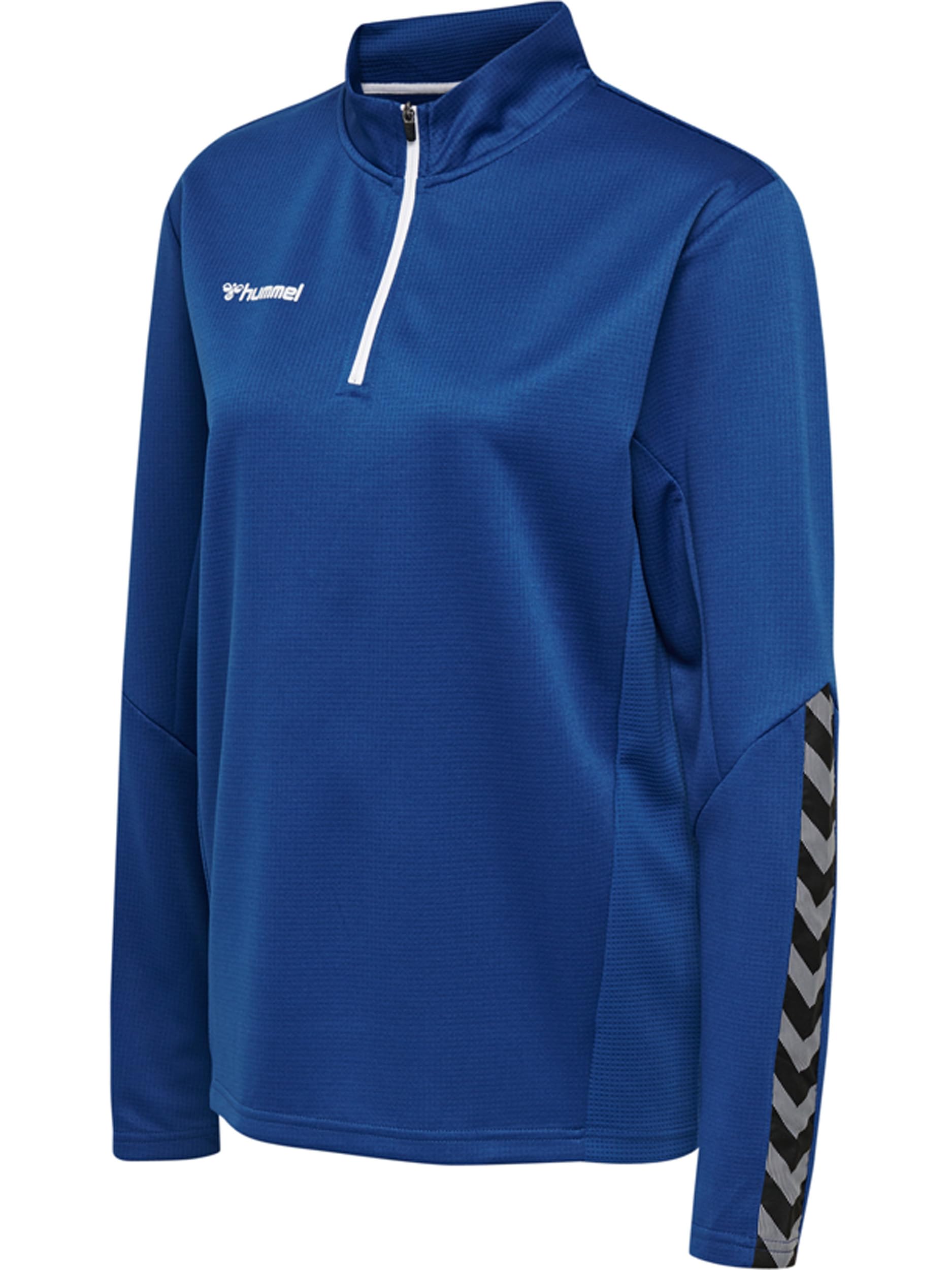 hummel Hmlauthentic Women's Half Zip Sweatshirt True Blue