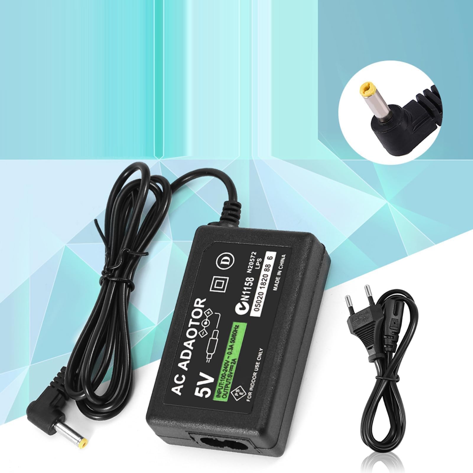Chargeur Mural Adaptateur De Rechange pour Cordon d'alimentation Secteur pour 1000/2000/3000(EU)
