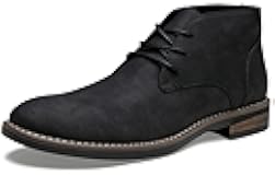 Men's Chukka Boots Lace Up Desert Ankle Boots Classic Causal Dress Boots for Men