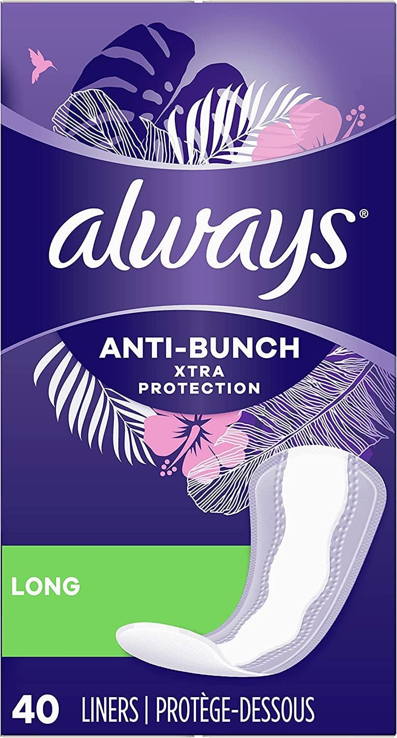 Always AntiBunch Xtra Protection Odour Free Day Panty Liners Pack of