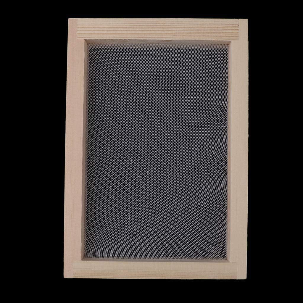 3Pcs Wooden Paper Making Papermaking Mould Frame Screen Mesh Tool Kits for Paper Handcraft DIY Paper Craft