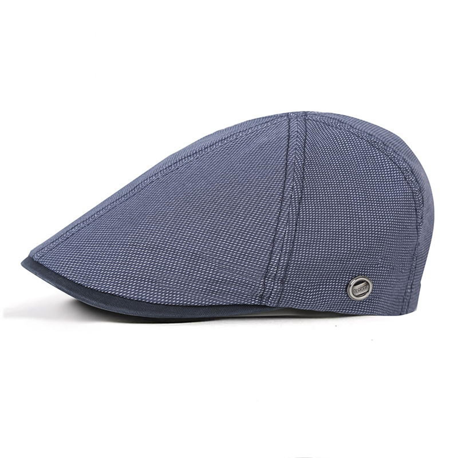 ZHSHOUYI Branded Casual Spring Summer Men Berets Hats Women Newsboy Caps Cabbie Duckbill Ivy Flat Hat Herringbone Caps Adjustable