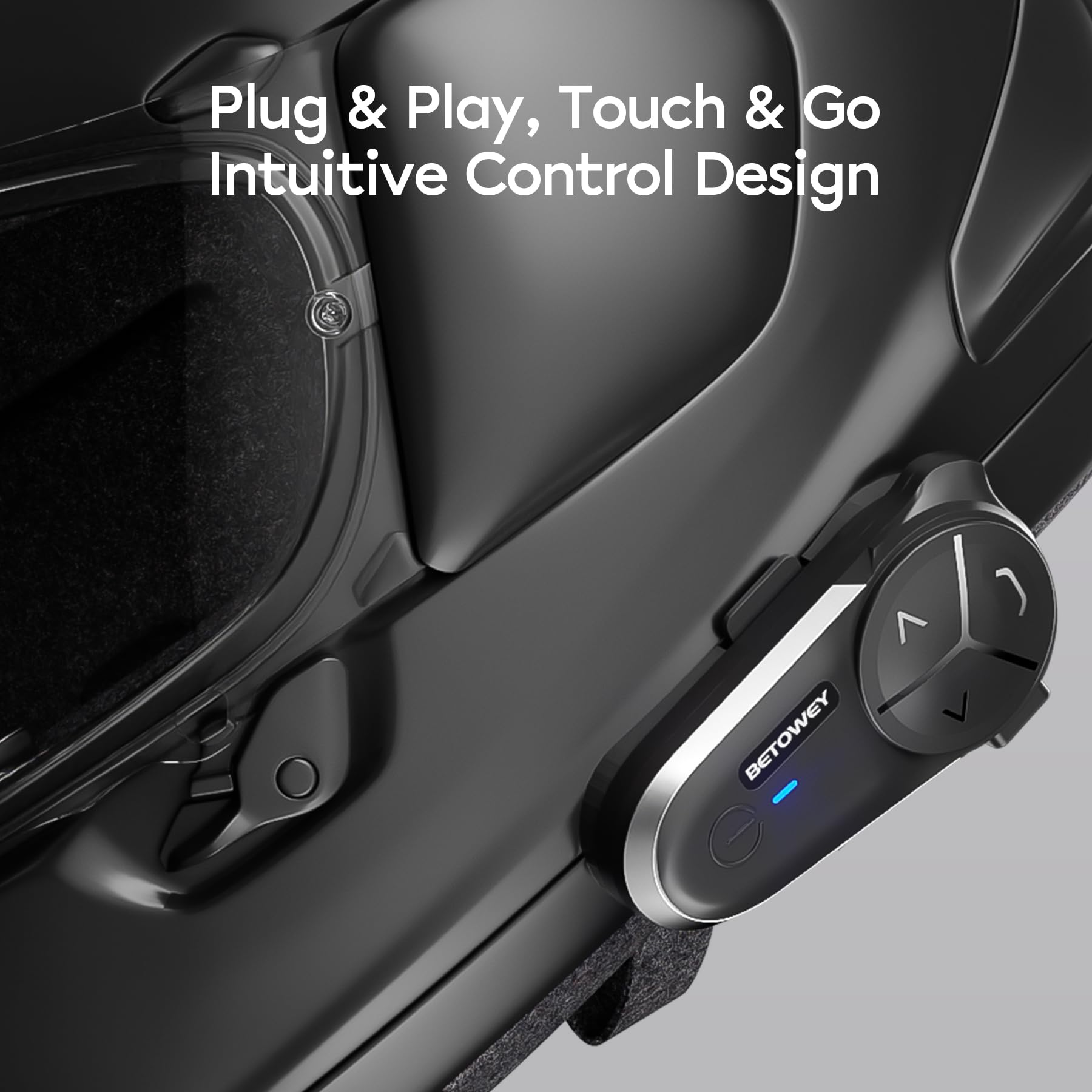 Interfono Moto Bluetooth Coppia BT-S5, Dotato Di Bluetooth V5.3, Audio Multitasking, Due Tipi Di Microfoni, Adatto A 10 Piloti, Confezione Doppia