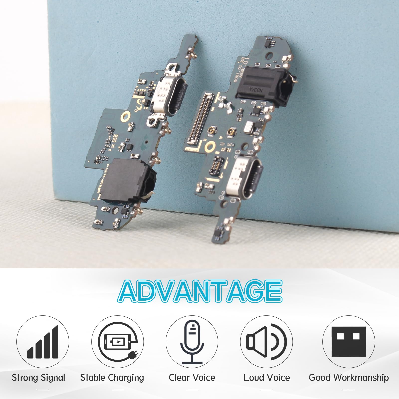 ePartSolution Replacement for Samsung Galaxy A20 SM-A205U A205U USB Charger Charging Port Dock Connector USB Port Type C Board (US Version)