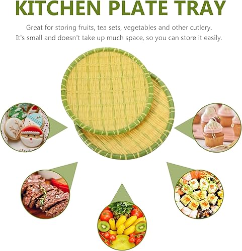 Miniatura 9 de Yardwe Bandeja de servir para barbacoa, bandeja de servir para mesa auxiliar, bandeja para comida Bandeja para comida Decoración de barbacoa Bandeja