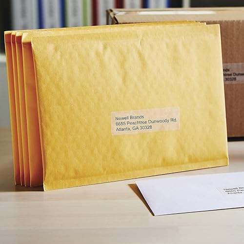 Miniatura 7 de DYMO Etiquetas de dirección para máquina de etiquetas, 1.12 x 3.5 pulgadas, transparentes, 130 etiquetasrollo