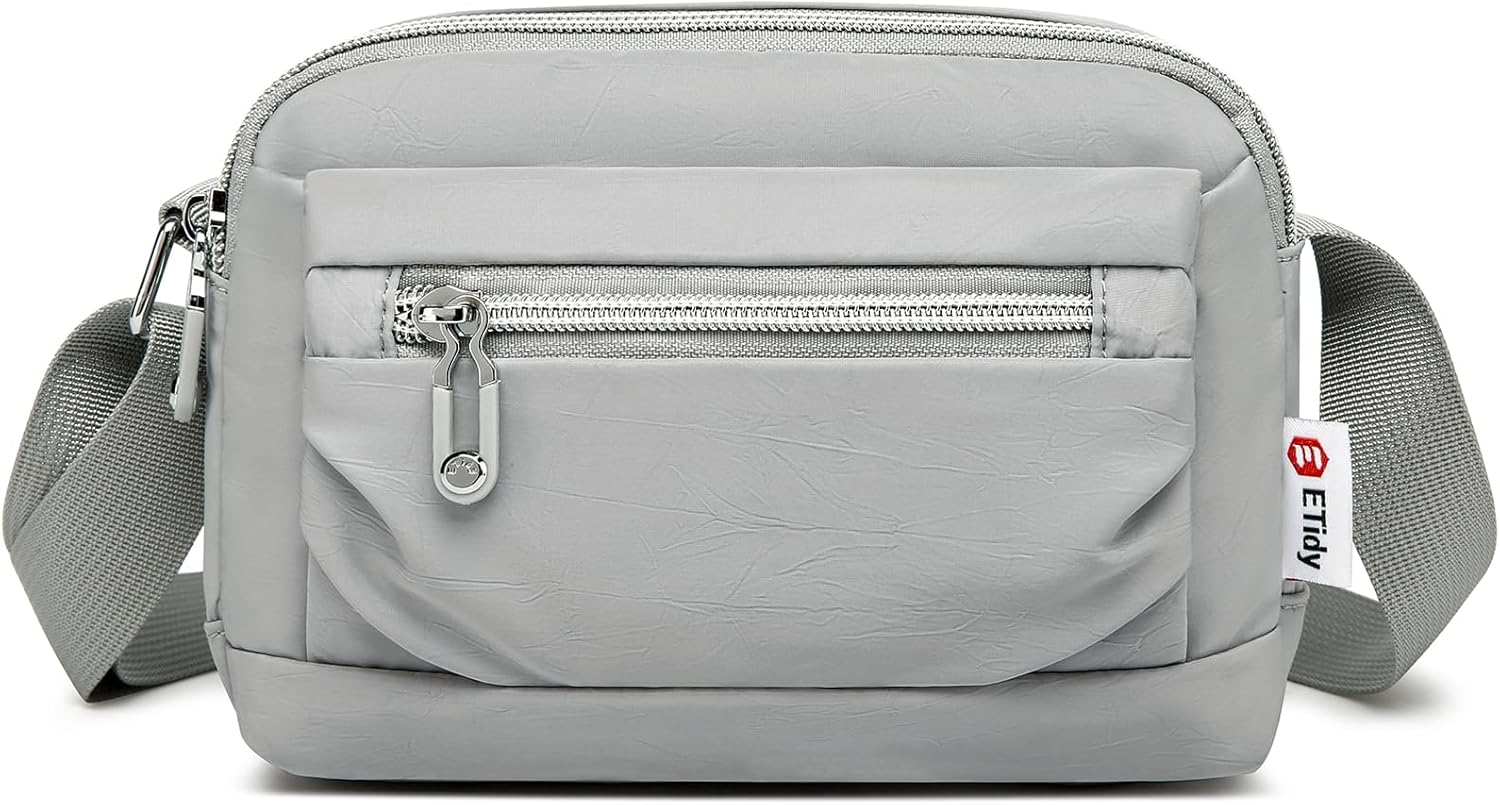 ETidy Nylon Small Womens Crossbody Bag Casual Shoulder Handbag Mini Purse With Adjustable Strap | Nylon, Small, Casual, Mini, Adjustable Strap