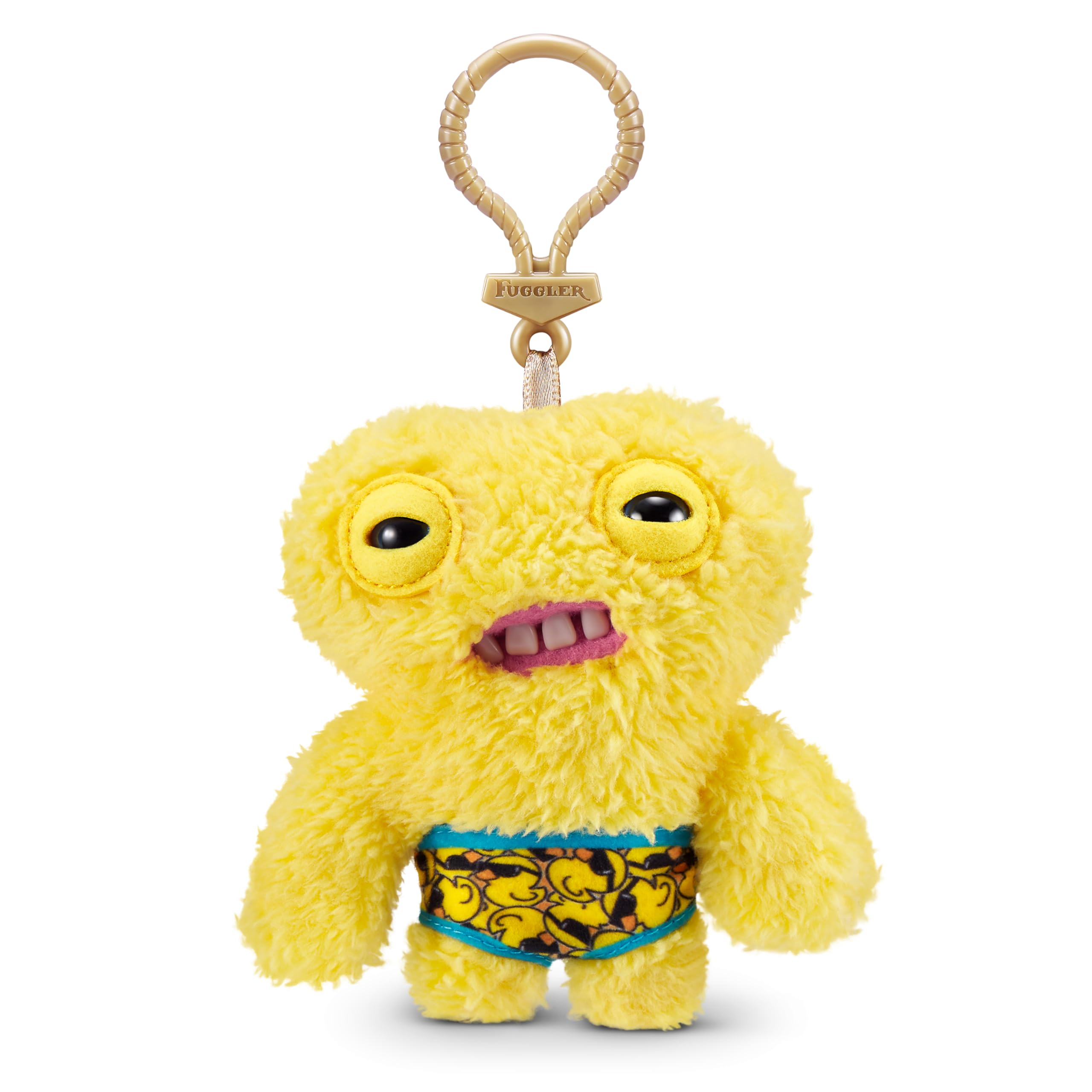 Fuggler Key Rings  by ZURU Funny Ugly Monster, Plush, Collectible, Toy (3 Pack)