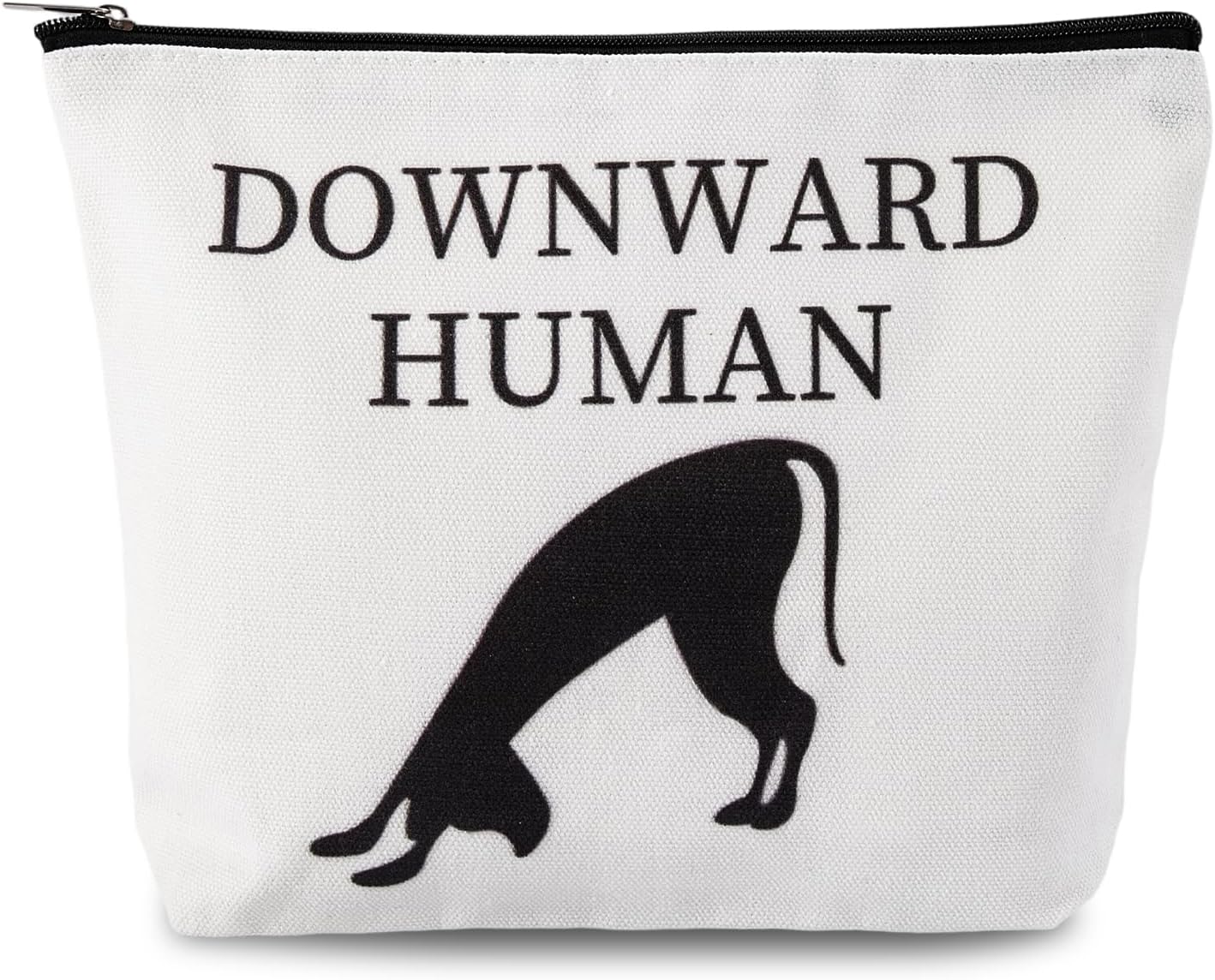 Yoga Gifts for Women Yoga Lover Gift Makeup Bag Dog Themed Cosmetic Bag Zipper Pouch Birthday Christmas Graduation Gifts for Women Friends Teacher