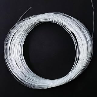 65 Yard Transparent Plastic Boning Roll, 1 mm Corset Webbing Boning, Nylon Memory Wire for Lingerie, DIY Sewing Supplies, Wedding, Dresses Bustle, Hats, Handbags