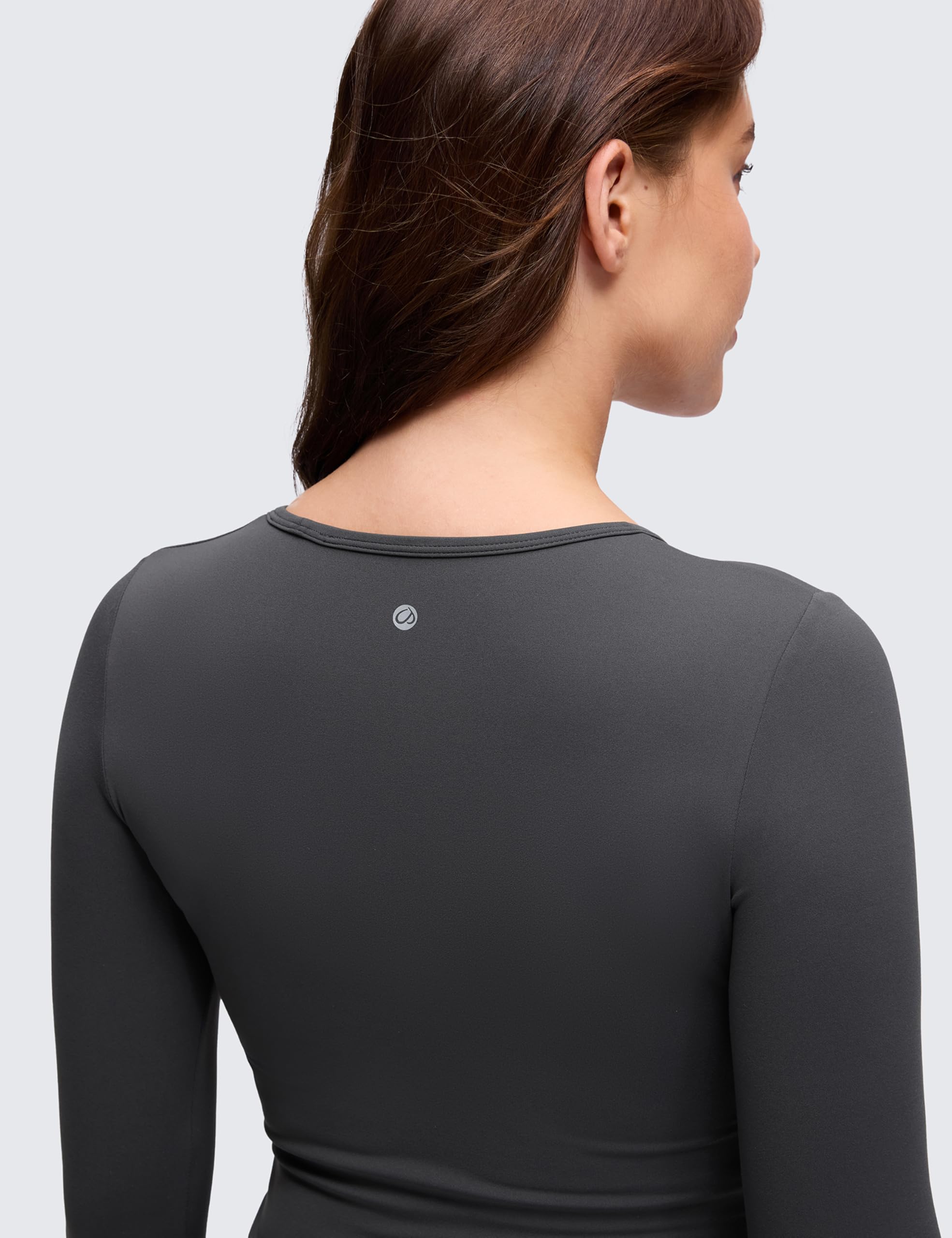CRZ YOGA Butterluxe Camisetas Básicas de Embarazo de Manga Larga Butterluxe para Mujer