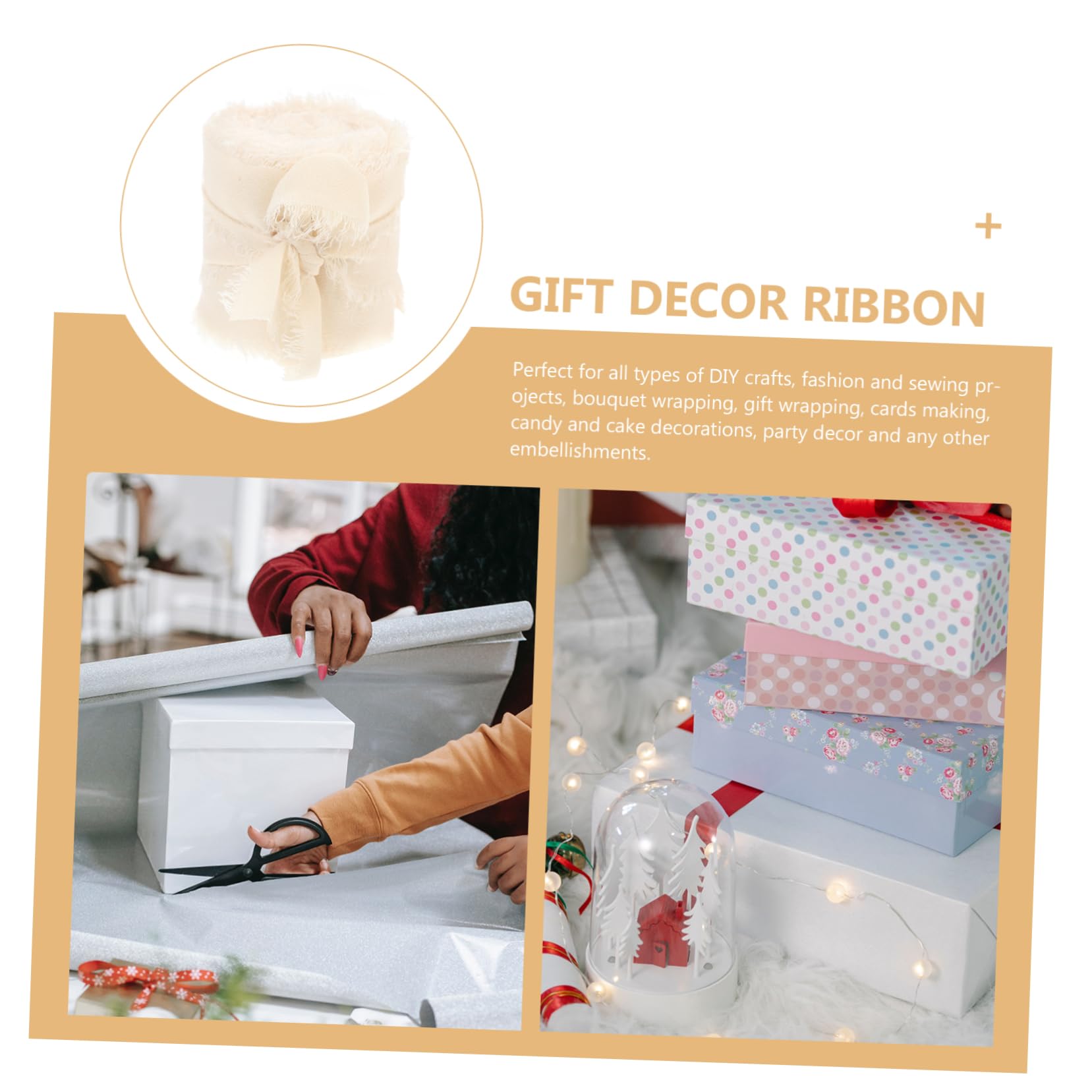 STOBOK 12rollen Silk-like Hochzeitsband Fransenbänder Breit Für Und Partydekoration Für Blumensträuße Scrapbooking Und Kreative Bastelprojekte