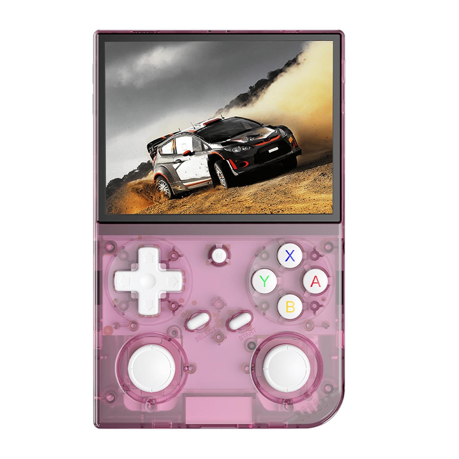 Generic Console di Gioco con Doppio Joystick Memoria 64G Supporto Batteria da 3200 MAh Connessioni Controller Cablato per Appassionati di Giochi Blu (#3)