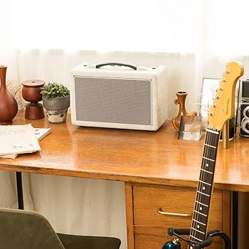 Amazon.co.jp: Louis LGA-10 Milkey White ギターアンプ 10W 幅