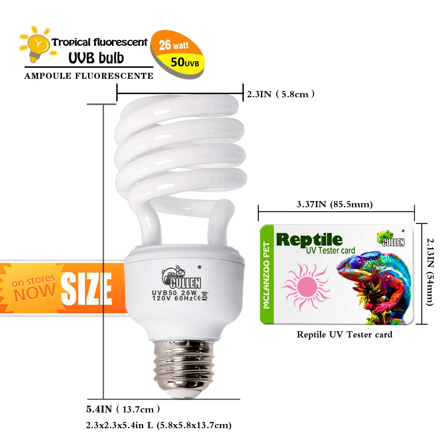 Lampada Uva Uvb 3.0 Infravermelha Aquecedor Répteis Nomoypet - Foto 3