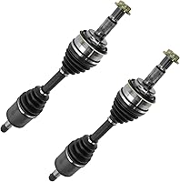 Vista 166 de TRQ Juego de conjunto de eje de transmisión CV delantero para conductor y pasajero, 2 piezas, compatible con Ford Explorer 4WD 95-01, Explorer AWD