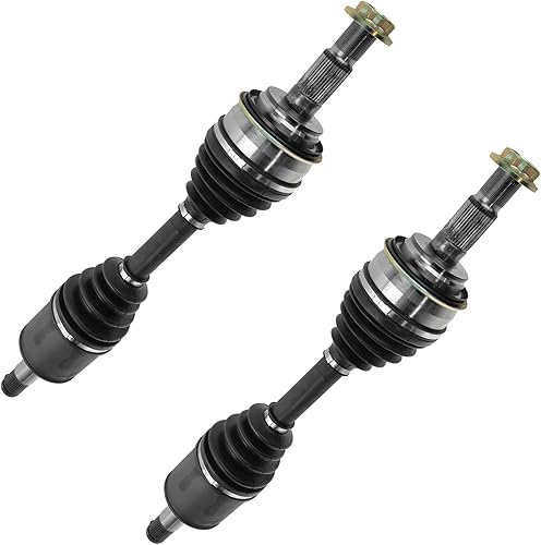 Miniatura 166 de TRQ Juego de conjunto de eje de transmisión CV delantero para conductor y pasajero, 2 piezas, compatible con Ford Explorer 4WD 95-01, Explorer AWD