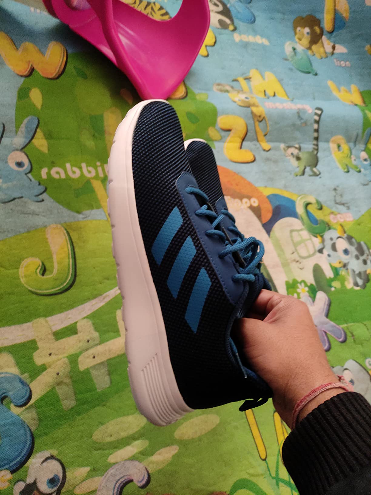 Buy Adidas Men's Throb M Blue/Acttea Running Shoes 7 UK at Amazon.in