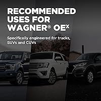 Vista 2 de Wagner Brake OEX OEX1284 Juego de pastillas de freno de disco Cerámica Premium