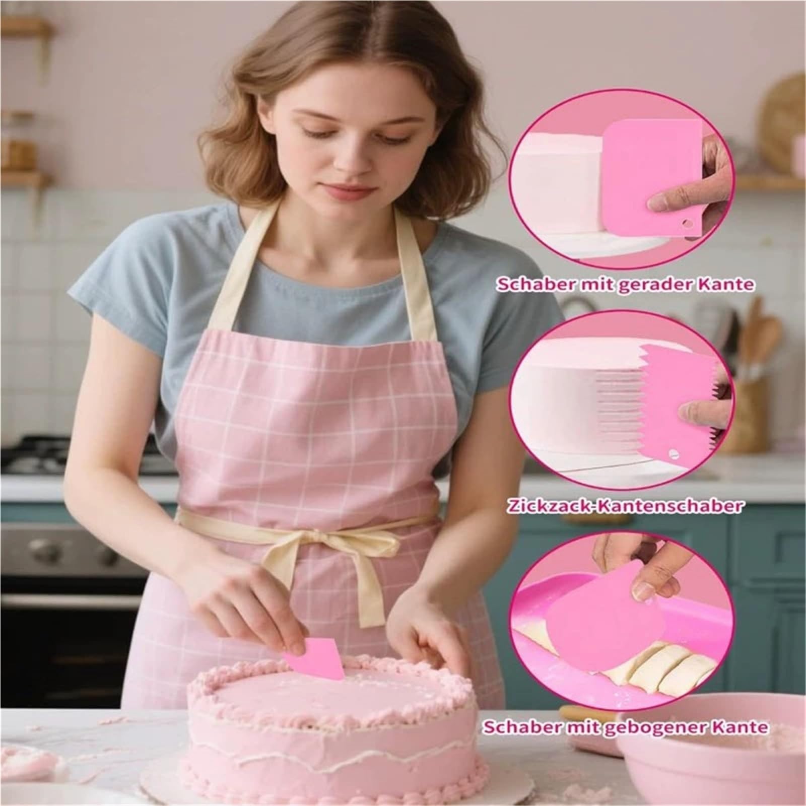 Kuchendekorationsset, 80-teilig, mit wiederverwendbarem TPU-Spritzbeutel und 49 Edelstahl-Spritztüllen, Einweg-Spritzbeutel für Geburtstag, Hochzeit und Cupcake-Dekoration