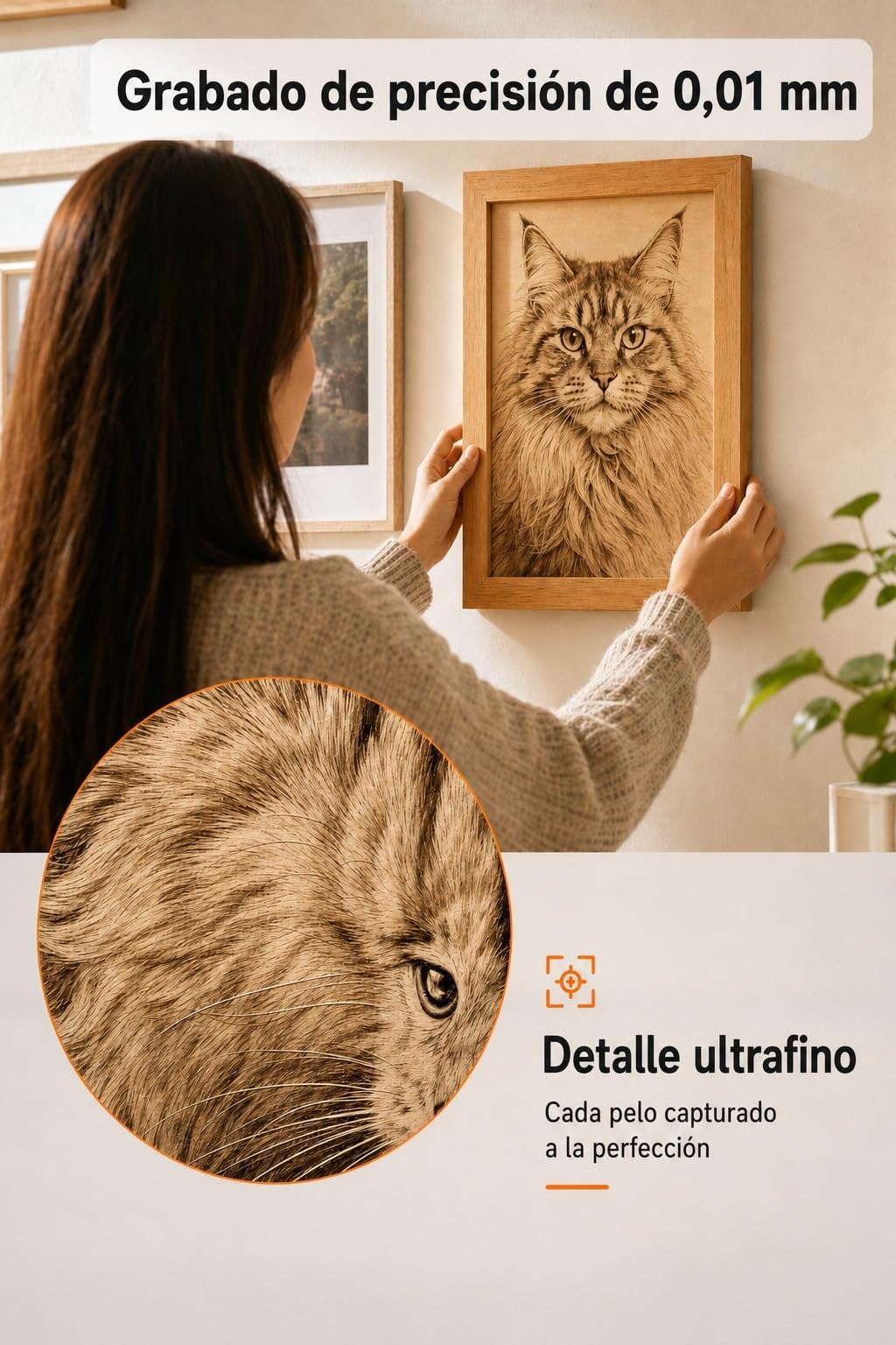 A1 PRO 5W Grabadora Láser Clase 1, Máquina de Grabado Cerrada con Cámara HD, WiFi y Software con IA, Precisión de 0,01 mm, Portátil para Madera, Cuero, Metal y Vidrio