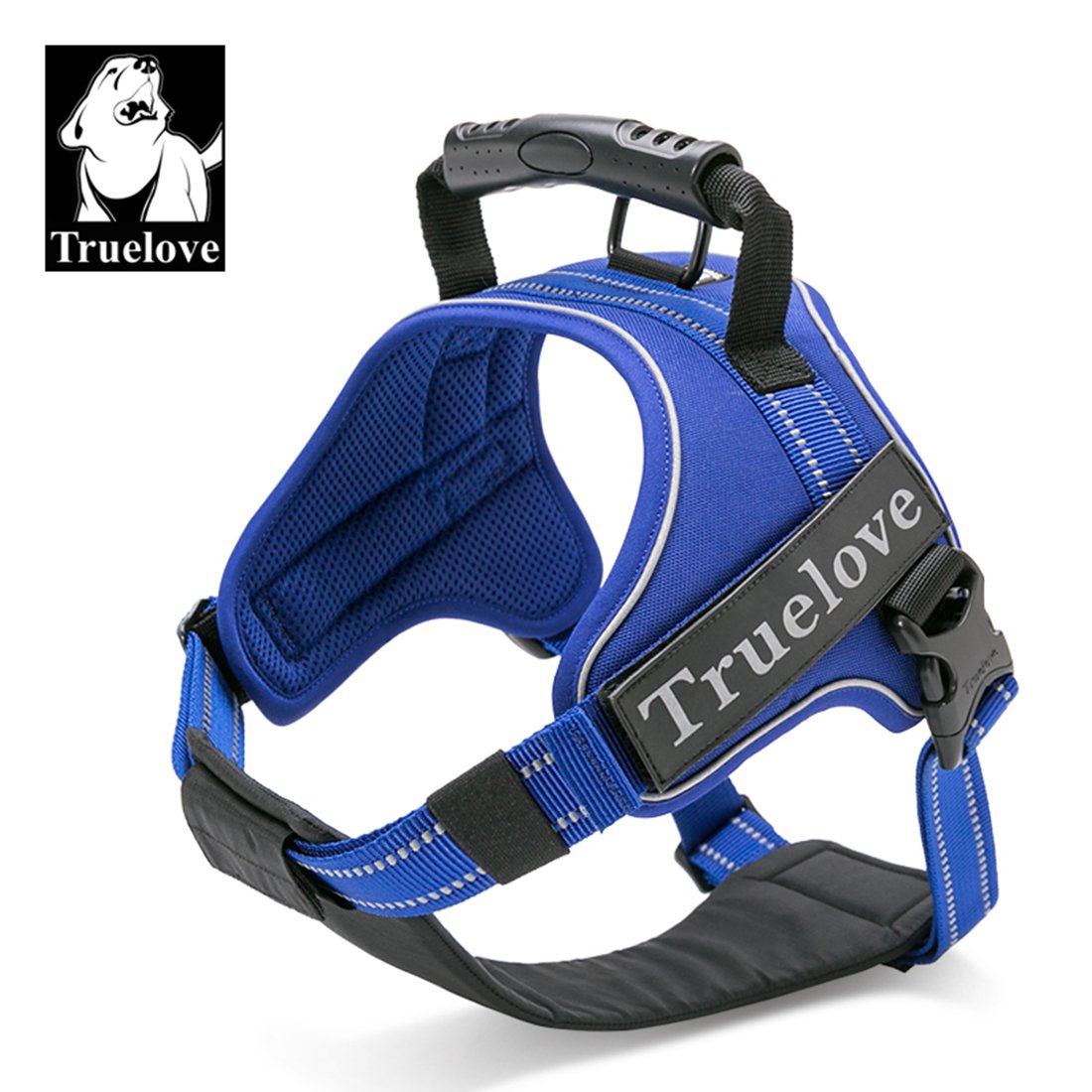 Truelove Dog Harness No-Pull Reflective Stitching Ensure Night Visibility Outdoor Adventure Big Dog Harness Perfect Match Puppy Vest TLH5753 Now Available in 6 Colors 6 Sizes