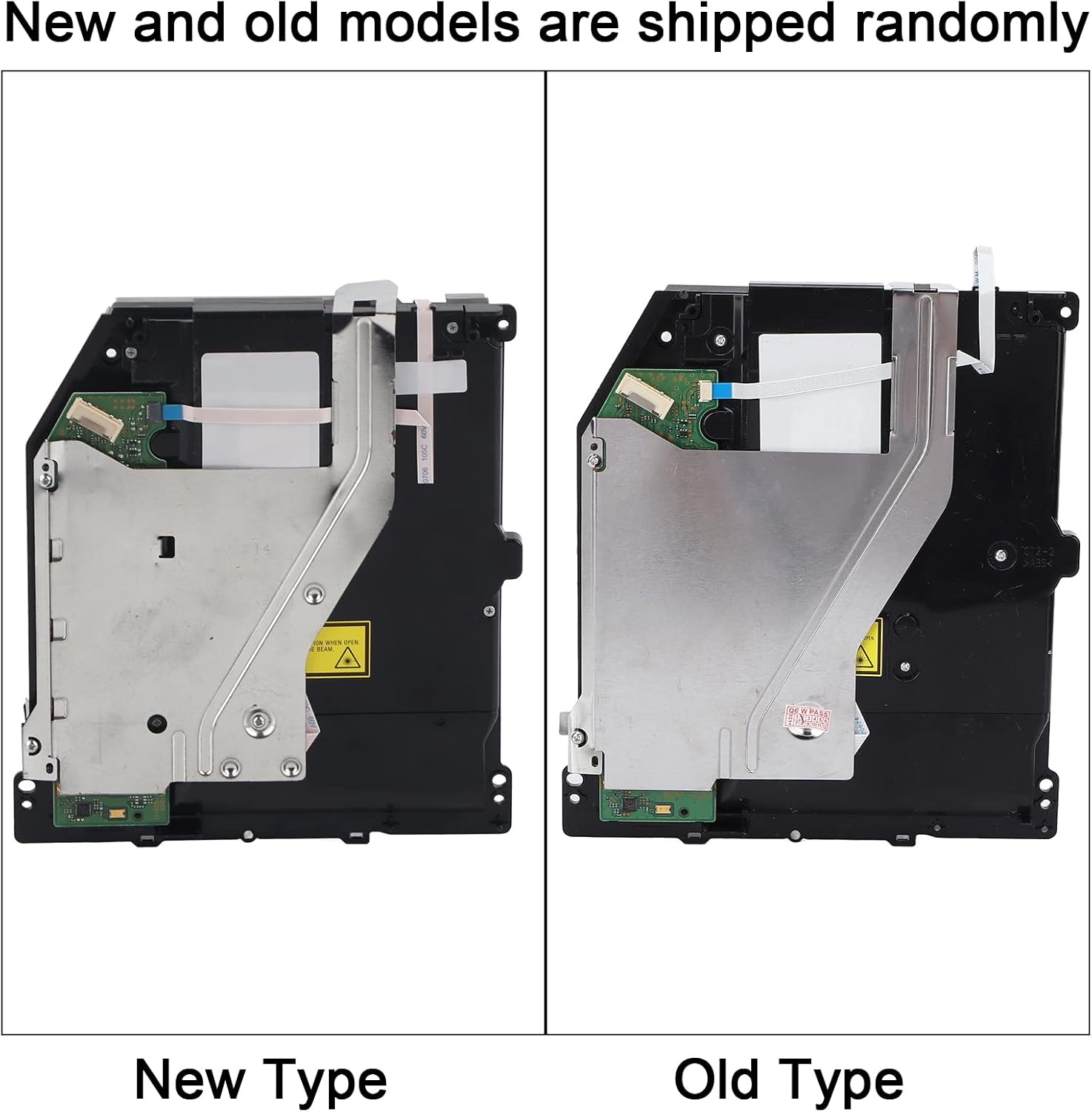 Bewinner KEM-490 Optical Drive Replacement, Portable DVD CD Disk Drive Compatible for CUH-1001A CUH-1115A CUH-10XXA CUH-11XXA