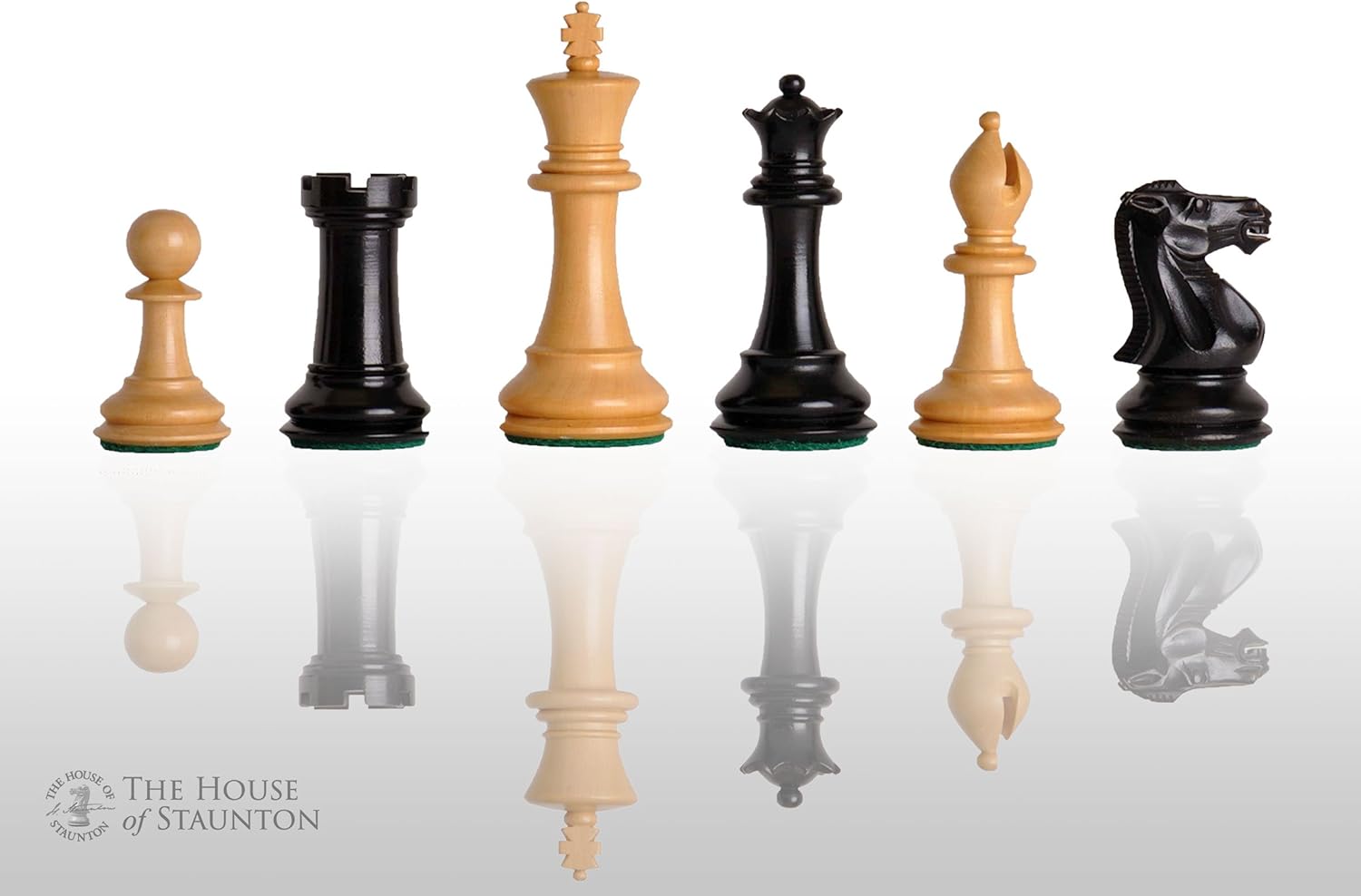 The House of Staunton - The Congress Chess Set - Pieces Only - 3.75" King