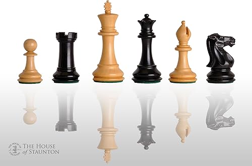 Miniatura 10 de The House of Staunton - The Congress Chess Set - Pieces Only - 3.75" King