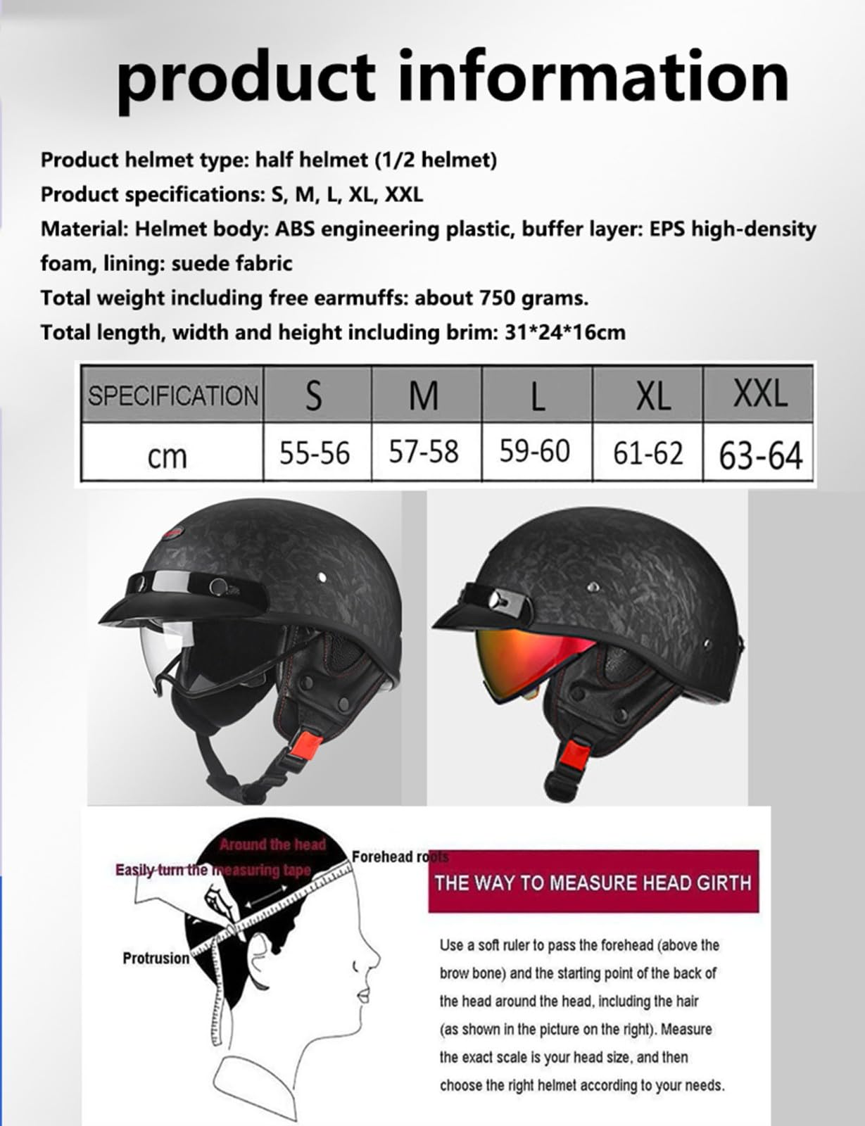 Casque Jet Moto Casque Moto Jet 3/4 Moto Bluetooth Dot/ECE Homologué Casques de Moto électrique Scooter avec Double Visière Casque Universel pour Toutes Les Saisons