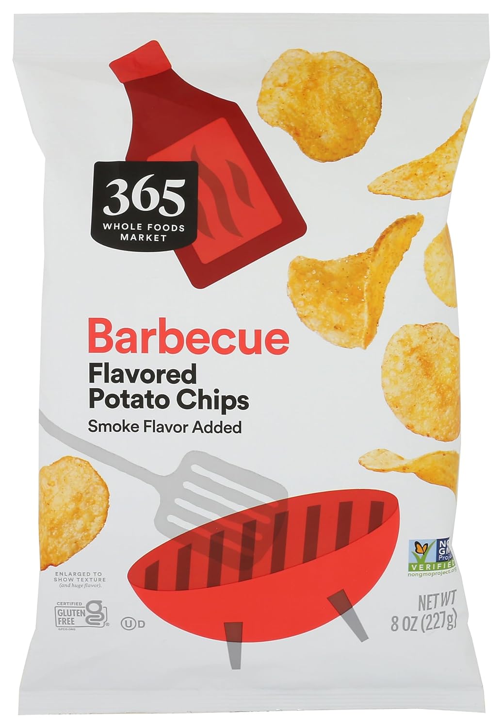 365 By Whole Foods Market, Potato Chips Barbecue, 8 Ounce