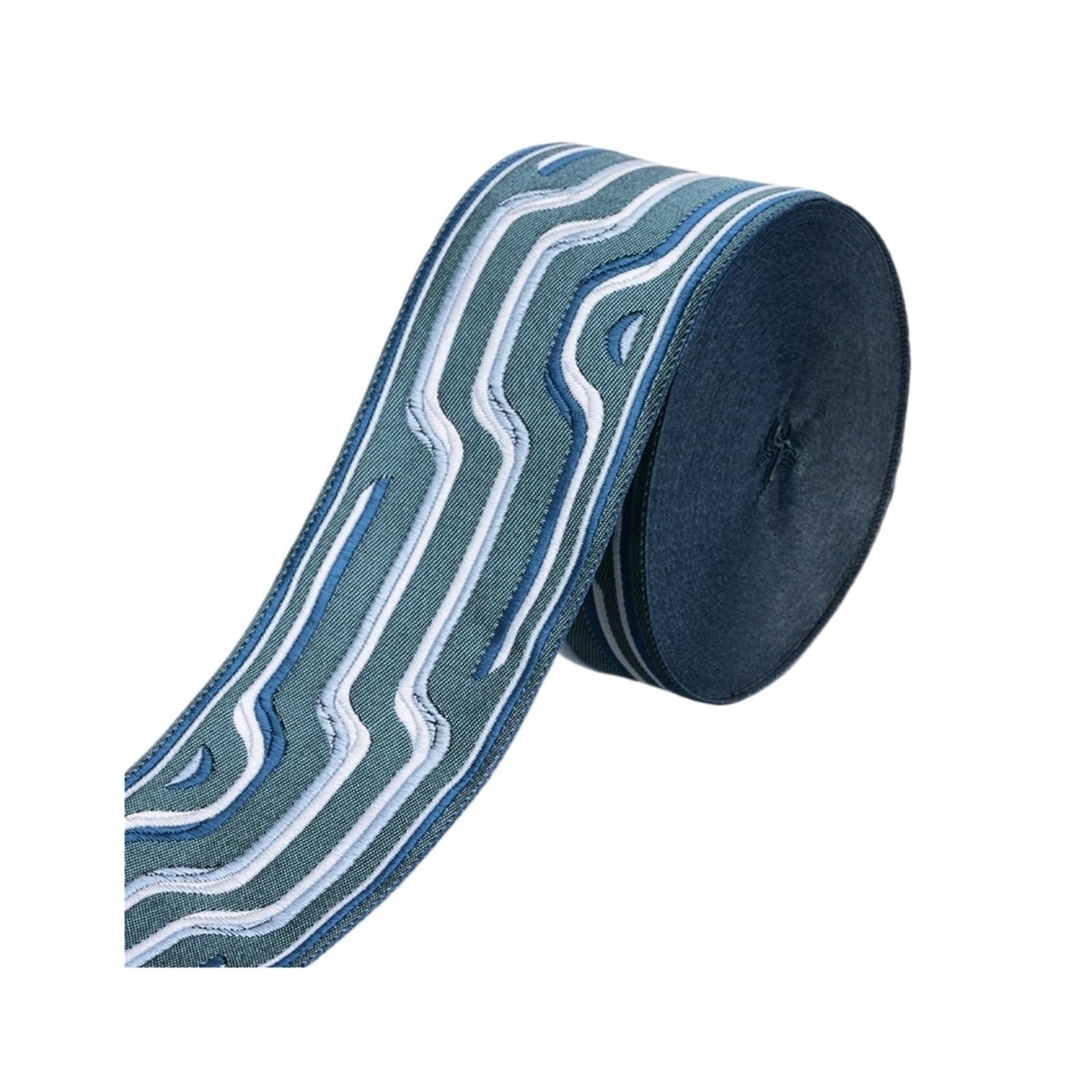 Cinta Tejida Jacquard, Cinta Jacquard de 9 cm Ancho, 25 Metros, Cinta poliéster Multicolor(9r25 2)