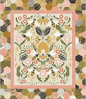 Gingiber Bee Garden Quilt Kit Moda Fabrics KIT48410