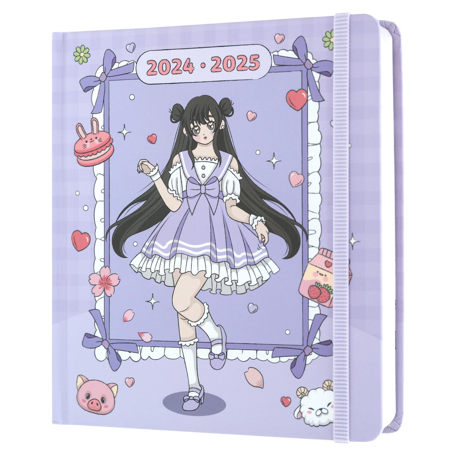 Grupo Erik Agenda escolar 2024 2025 día por página Anime - Agenda 2024 2025 dia por página ilustraciones - Agenda escolar 2024-2025 niña | Vuelta al cole Material escolar y papeleria